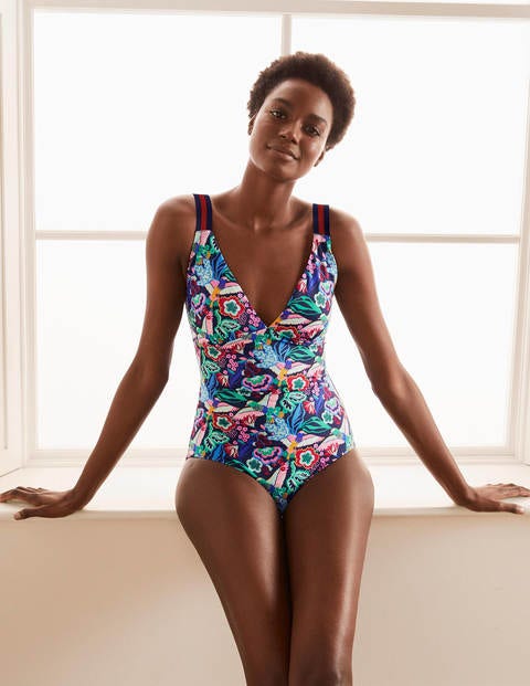 Cannes Swimsuit - French Navy, Exotic Escape Cannes Swimsuit - French Navy, Exotic Escape