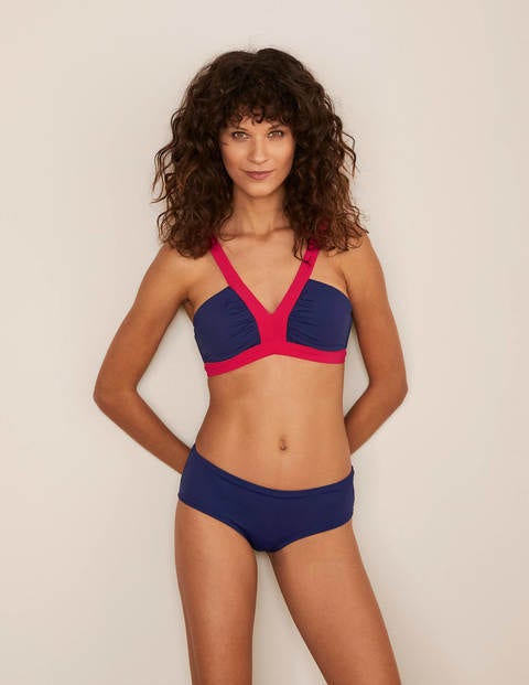 Corsica Bikini Top - French Navy Colourblock Corsica Bikini Top - French Navy Colourblock