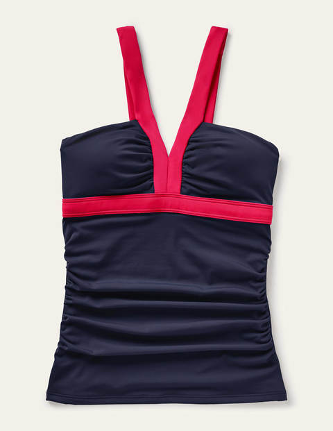 Corsica Tankini Top - French Navy Colourblock Corsica Tankini Top - French Navy Colourblock