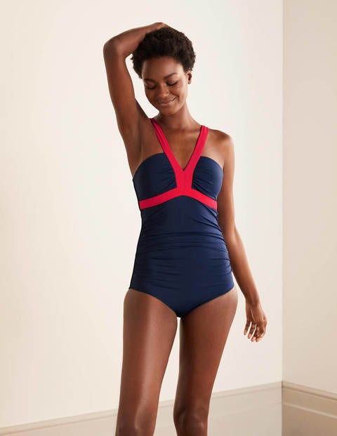 Corsica Swimsuit - French Navy Colourblock Corsica Swimsuit - French Navy Colourblock