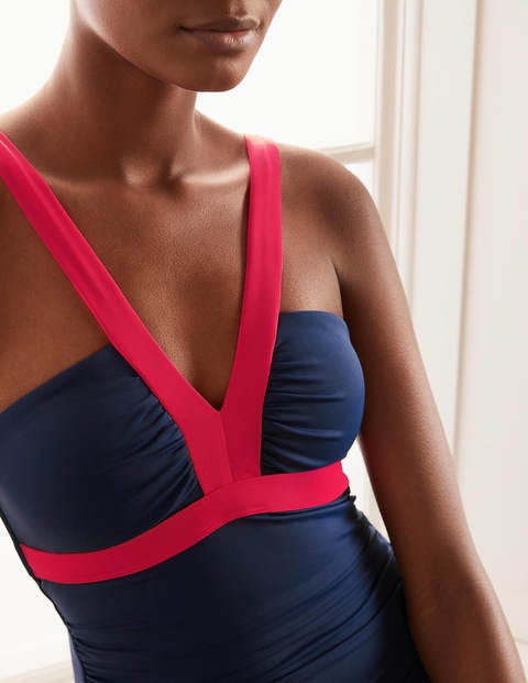 Corsica Swimsuit - French Navy Colourblock Corsica Swimsuit - French Navy Colourblock