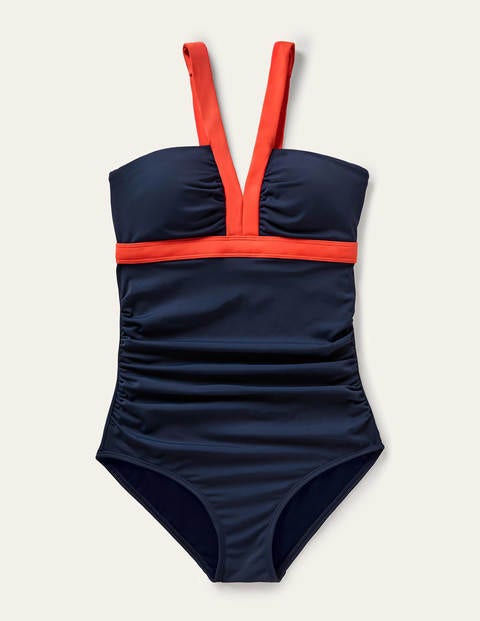Corsica Swimsuit - French Navy Colourblock Corsica Swimsuit - French Navy Colourblock