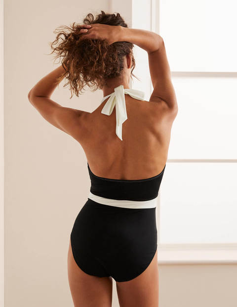 Kefalonia Swimsuit - Black Colourblock Kefalonia Swimsuit - Black Colourblock