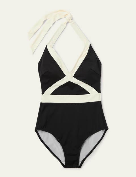 Kefalonia Swimsuit - Black Colourblock Kefalonia Swimsuit - Black Colourblock