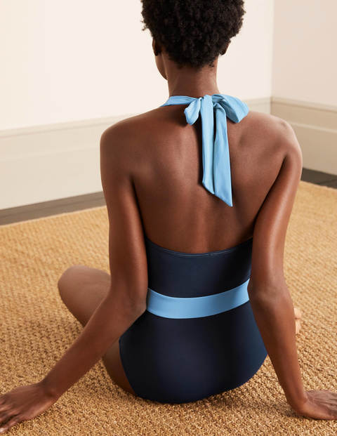 Maillot de bain Kefalonia - Colourblock bleu marine foncé Maillot de bain Kefalonia - Colourblock bleu marine foncé