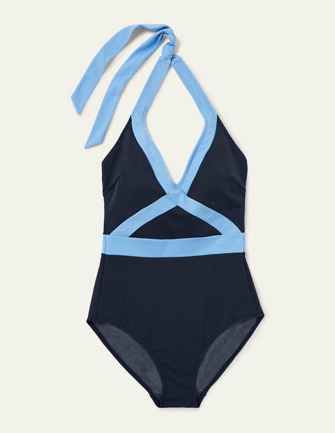 Maillot de bain Kefalonia - Colourblock bleu marine foncé Maillot de bain Kefalonia - Colourblock bleu marine foncé