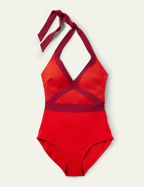 Maillot de bain Kefalonia - Colourblock feu Maillot de bain Kefalonia - Colourblock feu