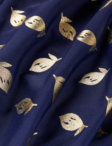 Talamanca Swimsuit - French Navy, Citrus Fruit Talamanca Swimsuit - French Navy, Citrus Fruit