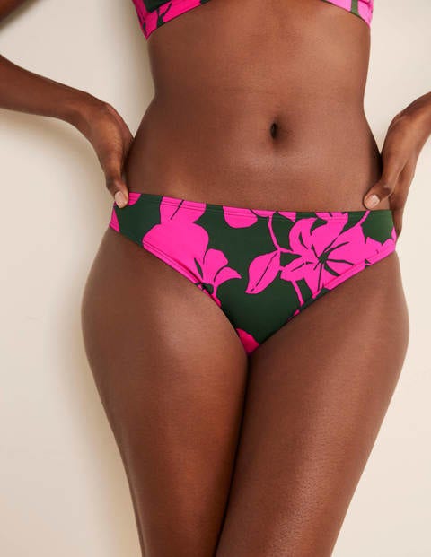 Amalfi Bikini Bottoms - Palm Leaf, Lush Bloom Amalfi Bikini Bottoms - Palm Leaf, Lush Bloom