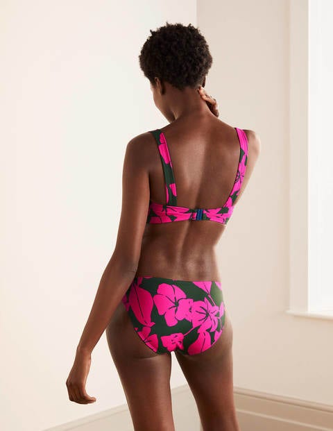 Amalfi Bikini Bottoms - Palm Leaf, Lush Bloom Amalfi Bikini Bottoms - Palm Leaf, Lush Bloom
