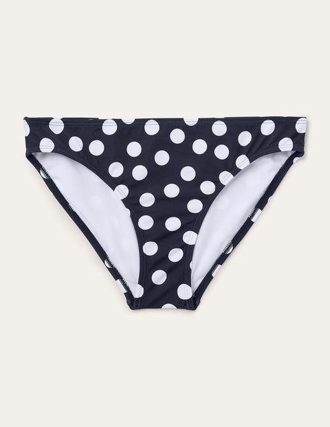 Amalfi Bikini Bottoms - French Navy, Scattered Dot Amalfi Bikini Bottoms - French Navy, Scattered Dot