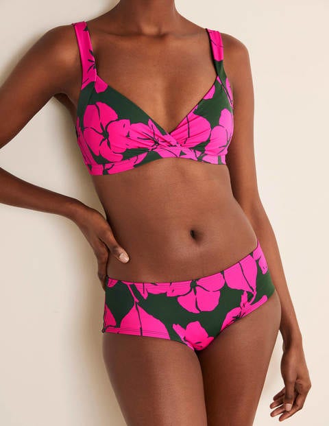 Bikini Shorts - Palm Leaf, Lush Bloom Bikini Shorts - Palm Leaf, Lush Bloom