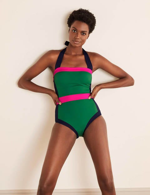 Santorini Swimsuit - Verde Colourblock Santorini Swimsuit - Verde Colourblock