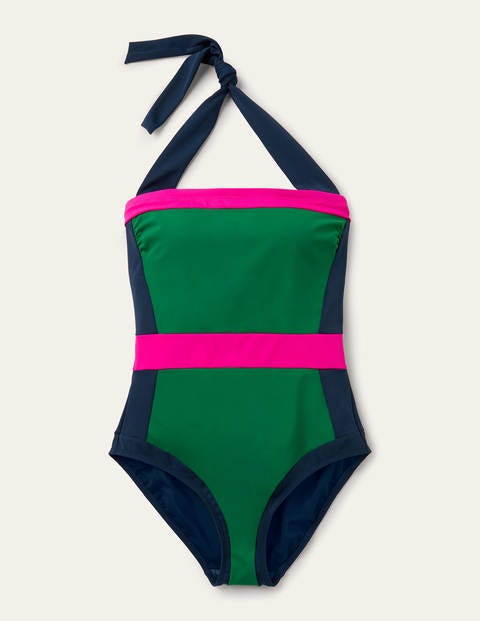 Santorini Swimsuit - Verde Colourblock Santorini Swimsuit - Verde Colourblock