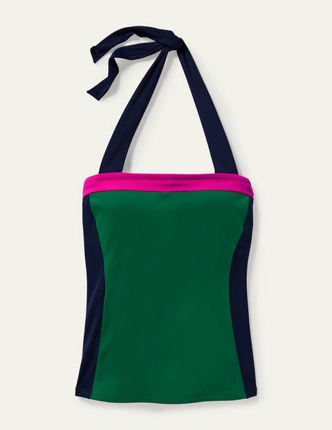 Santorini Tankini Top - Verde Colourblock Santorini Tankini Top - Verde Colourblock
