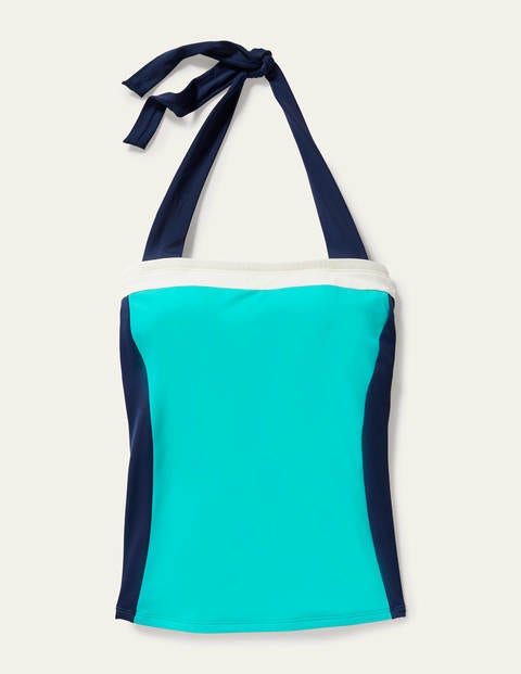 Santorini Tankini Top - Turquoise Colourblock Santorini Tankini Top - Turquoise Colourblock