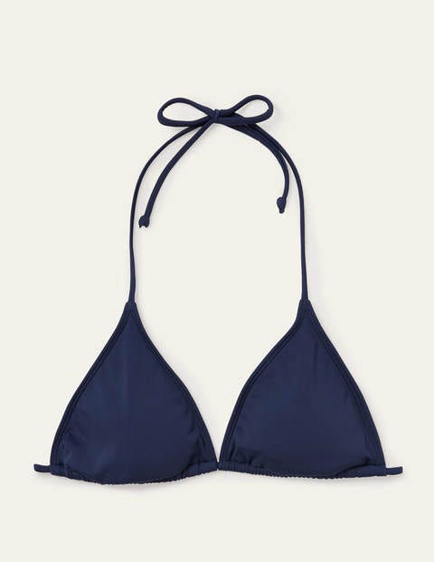 String Bikini Top - French Navy | Boden UK