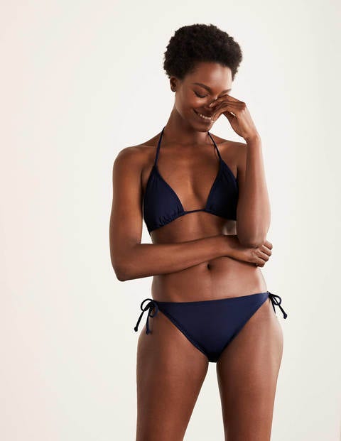 Bikinihöschen mit Bändern - Französisches Navy Bikinihöschen mit Bändern - Französisches Navy