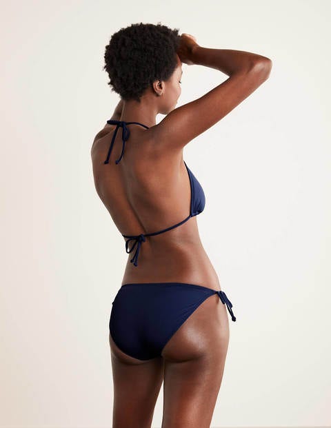 Bikinihöschen mit Bändern - Französisches Navy Bikinihöschen mit Bändern - Französisches Navy