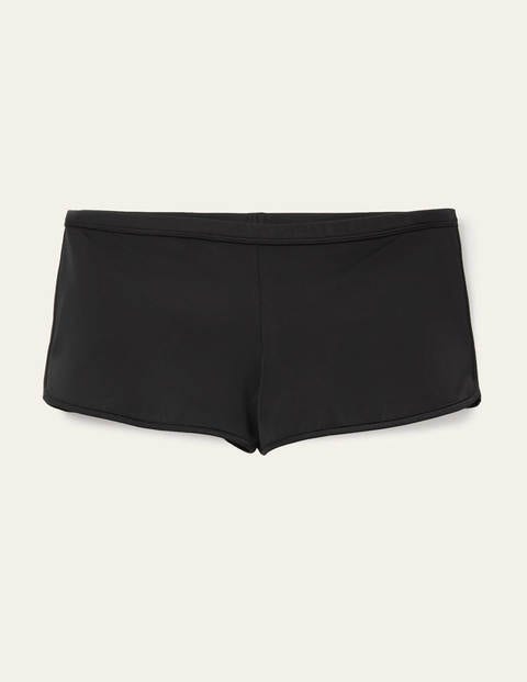 Badeshorts mit Paspelierung - Schwarz Badeshorts mit Paspelierung - Schwarz