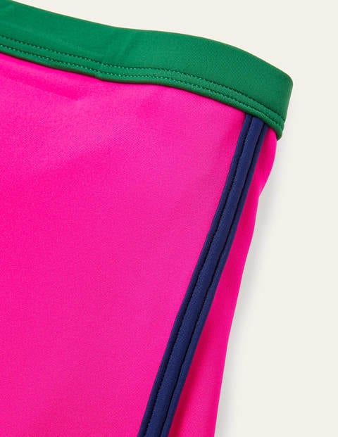 Piping Swim Shorts - Verde Colourblock Piping Swim Shorts - Verde Colourblock