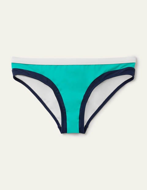 Santorini Bikini Bottoms - Turquoise Colourblock Santorini Bikini Bottoms - Turquoise Colourblock