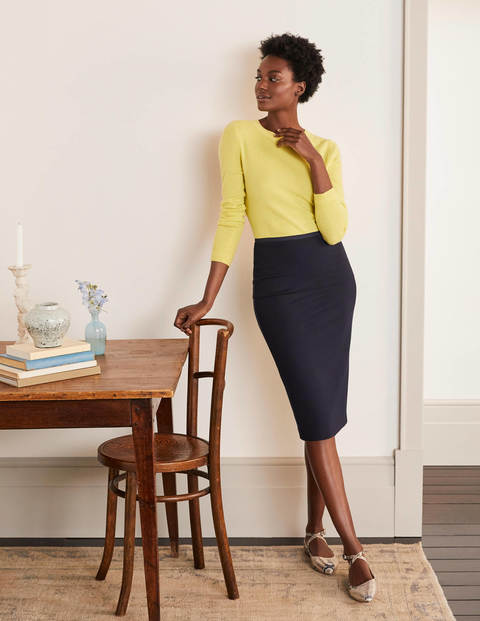Hampshire Ponte Skirt - Navy Hampshire Ponte Skirt - Navy