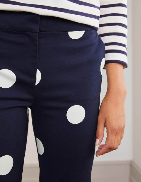 Richmond 7/8 Pants - French Navy, Regular Dot Richmond 7/8 Pants - French Navy, Regular Dot