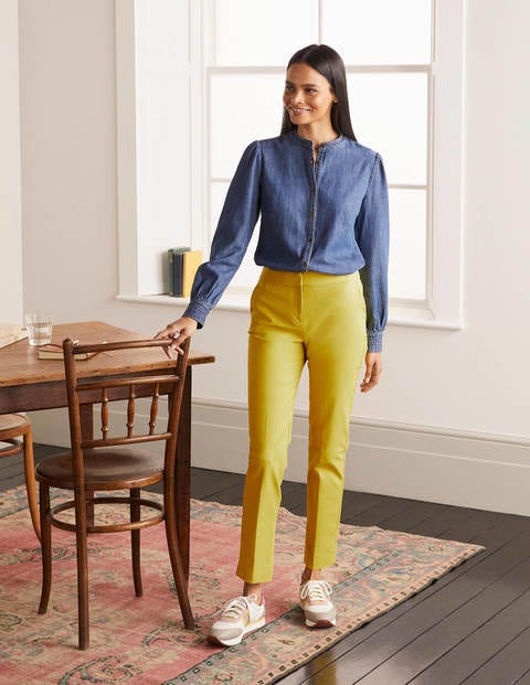 Richmond 7/8 Trousers - Chartreuse