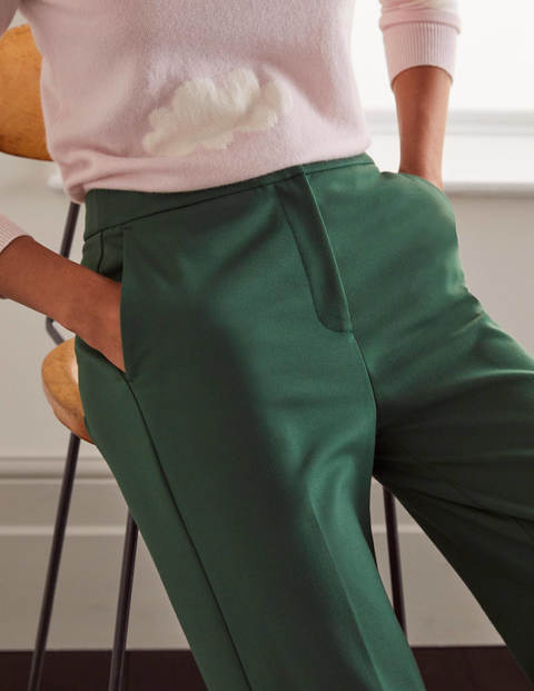 Hampshire Ponte Wideleg Pants - Palm Leaf Hampshire Ponte Wideleg Pants - Palm Leaf