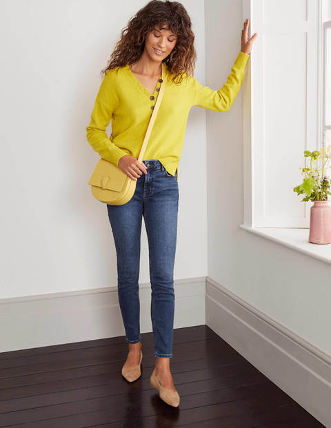 Röhrenjeans - Mittleres Vintageblau Röhrenjeans - Mittleres Vintageblau