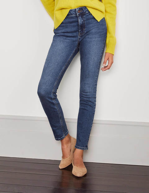 Röhrenjeans - Mittleres Vintageblau Röhrenjeans - Mittleres Vintageblau