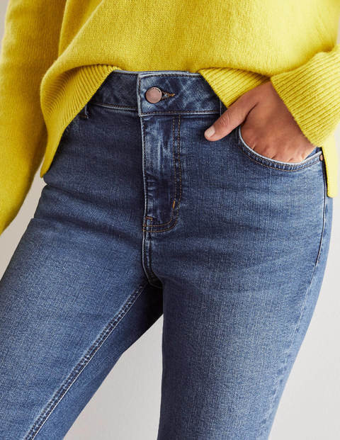 Röhrenjeans - Mittleres Vintageblau Röhrenjeans - Mittleres Vintageblau