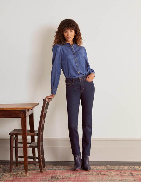 Slim Straight Jeans - Indigo Slim Straight Jeans - Indigo