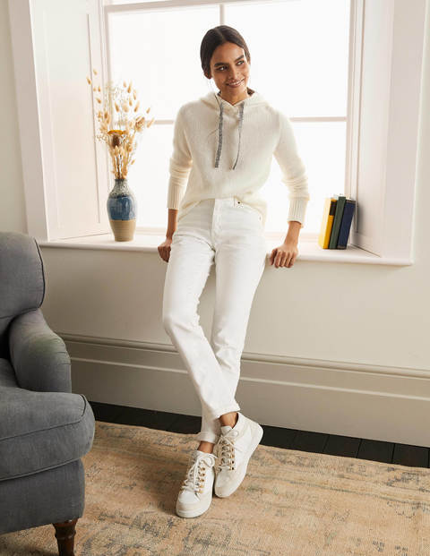 Slim Straight Jeans - White Slim Straight Jeans - White