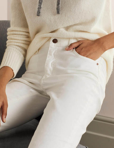 Slim Straight Jeans - White Slim Straight Jeans - White