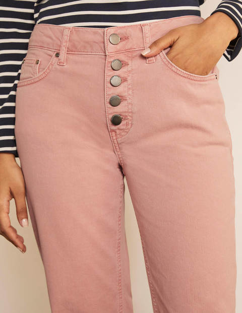 Girlfriend Jeans - Pale Pink Wash Girlfriend Jeans - Pale Pink Wash