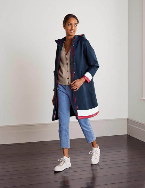 Morris Waterproof Mac - Navy Morris Waterproof Mac - Navy