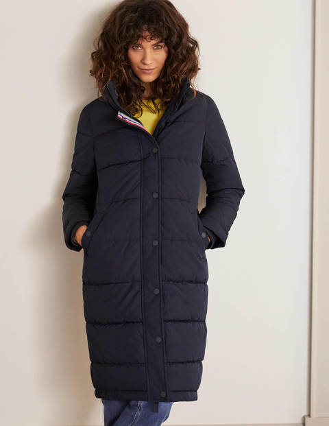Doudoune longue Thompson - Bleu marine Doudoune longue Thompson - Bleu marine