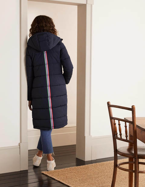 Doudoune longue Thompson - Bleu marine Doudoune longue Thompson - Bleu marine