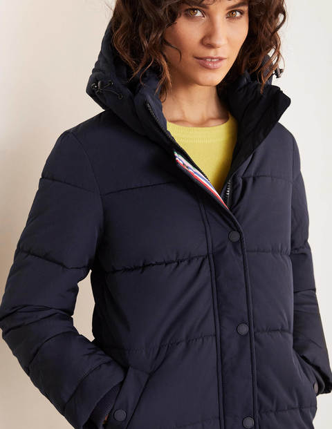 Doudoune longue Thompson - Bleu marine Doudoune longue Thompson - Bleu marine