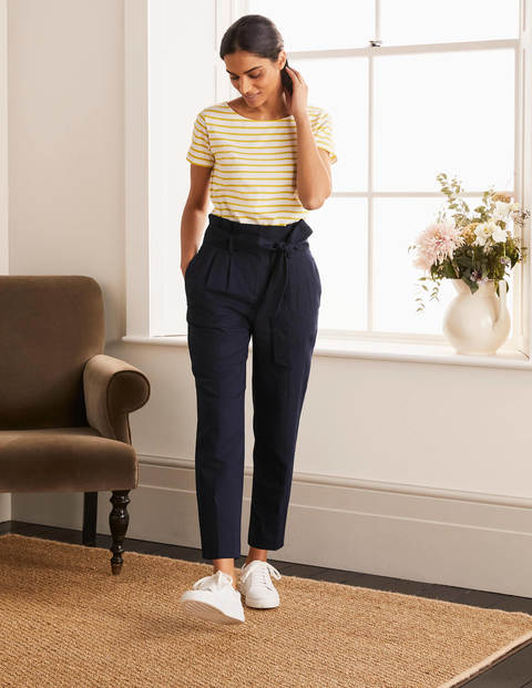 Ludgate Paperbag Pants - Navy Ludgate Paperbag Pants - Navy