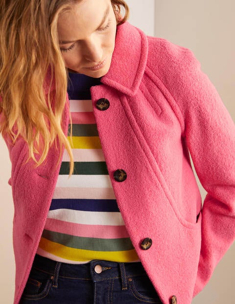 Hatfield Jacke mit Ziernähten - Bonbonrosa Hatfield Jacke mit Ziernähten - Bonbonrosa