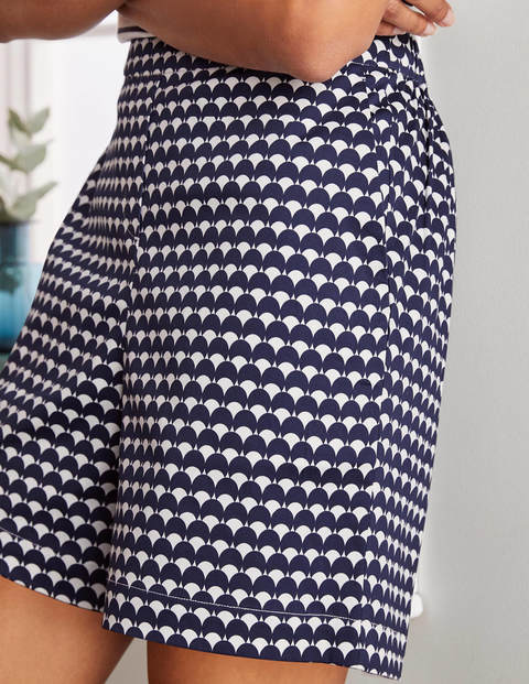 Danby Pull On Shorts - French Navy, Scallop Row Danby Pull On Shorts - French Navy, Scallop Row
