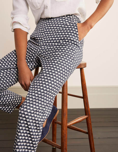 Danby Pull On Pants - Navy, Scallop Row Danby Pull On Pants - Navy, Scallop Row