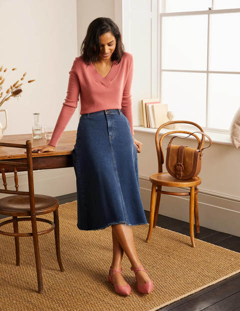 Effie Midi Skirt - Mid Vintage Effie Midi Skirt - Mid Vintage
