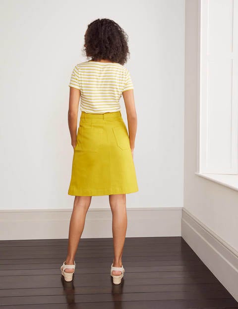 Abingdon Mini Skirt - Chartreuse Abingdon Mini Skirt - Chartreuse