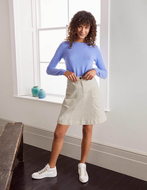 Abingdon Mini Skirt - Ecru