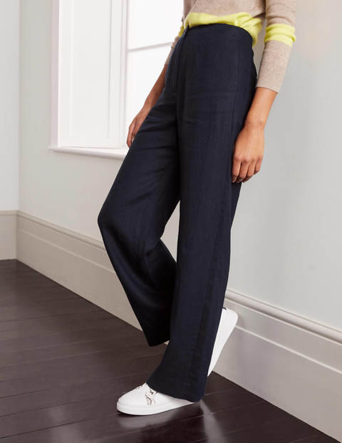 Eldon Linen Pants - Navy Eldon Linen Pants - Navy