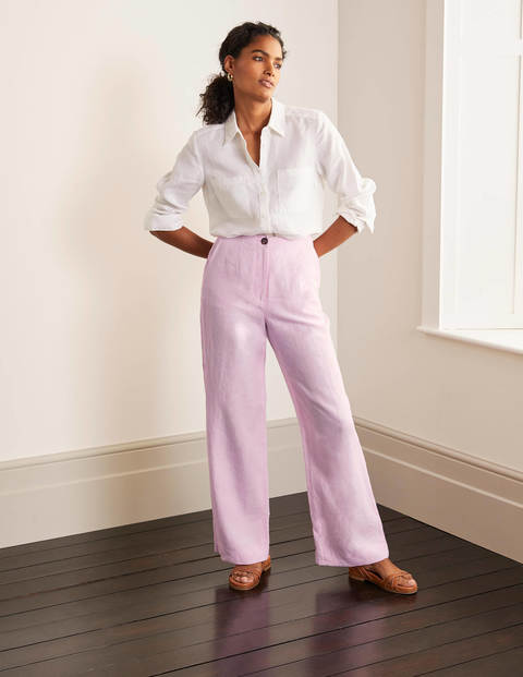 Eldon Linen Pants - Soft Peony Tonic Eldon Linen Pants - Soft Peony Tonic